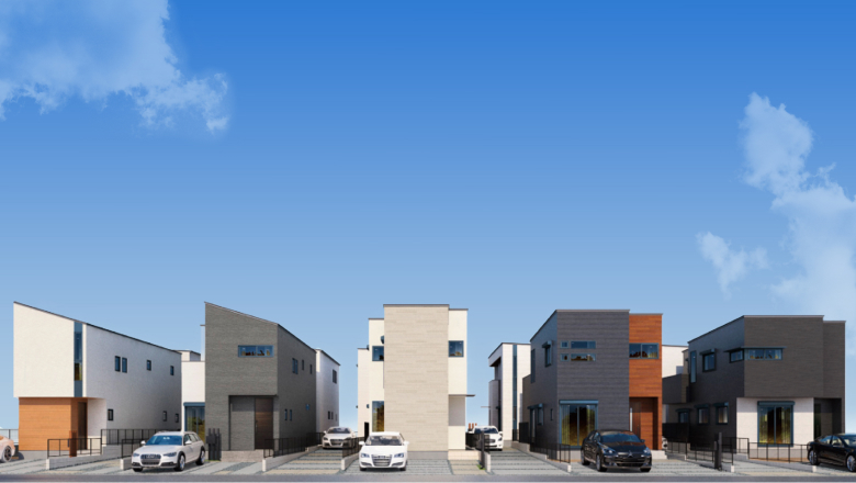 半田市東天王町の家街並みイメージ