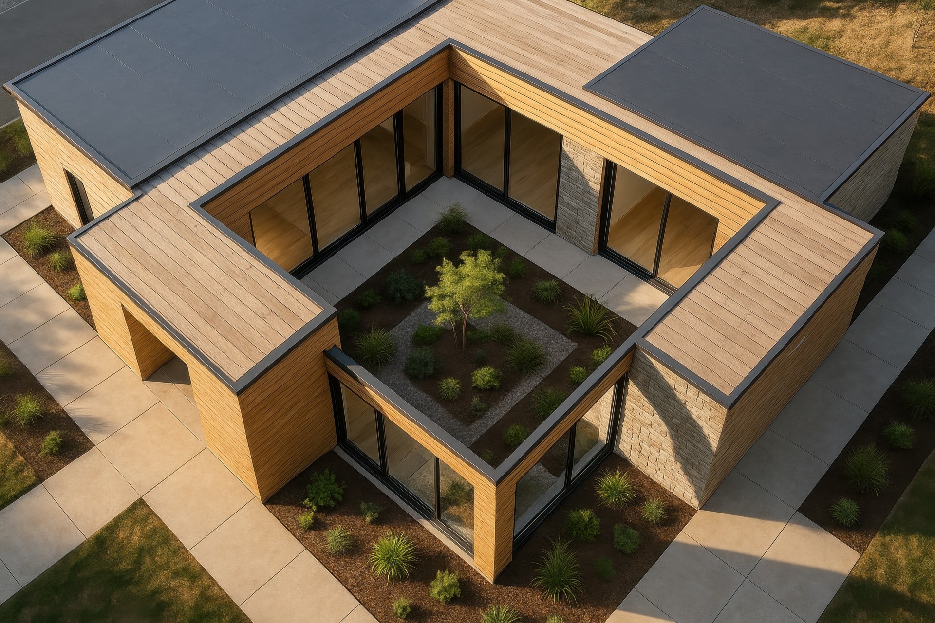 三鷹市の分譲住宅で人気の「中庭」付きプラン。光と風を取り込む暮らし